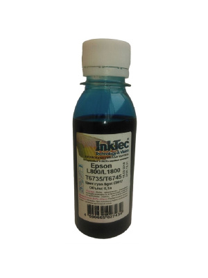 Чернила InkTec (E0017) для Epson L800/L1800 (T6735/ T6745), CL, 0,1 л.