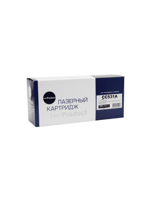 Картридж NetProduct (N-CC531A/№ 718) для HP CLJ CP2025/CM2320/Canon LBP7200, C, 2,8K