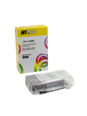 Картридж Hi-Black (HB-PFI-102Bk) для Canon IPF-510/600/710, Bk