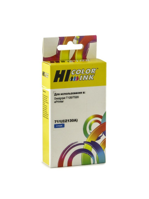 Картридж Hi-Black (HB-CZ130A) для HP DJ T120/T520, №711, 26 мл., C